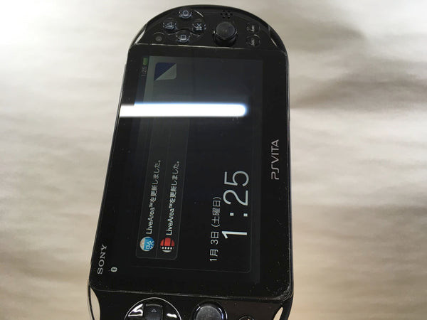 PS Vita PCH-2000 BLACK SONY PSP Console Japan - Tested Working