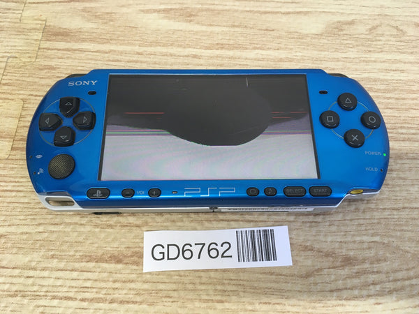 GD6762 Plz Read Item Condi PSP-3000 VIBRANT BLUE SONY PSP Console Japan