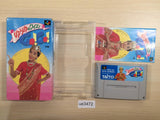 Yuuyu no Quiz de Go! Go! BOXED SNES Super Famicom Japan - UE3472