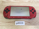 GD6539 With Defects - PSP-3000 RED & BLACK SONY PSP Console Japan