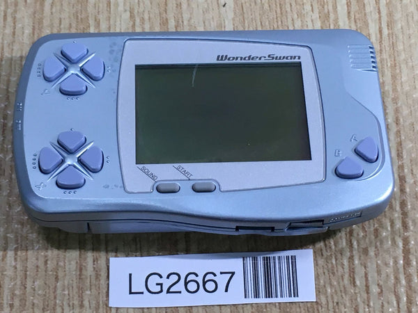 LG2667 Plz Read Item Condi Wonder Swan Blue Metallic Bandai Console Japan