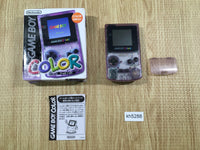 kh5288 GameBoy Color Clear Purple BOXED Game Boy Console Japan