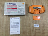 GameBoy Advance Orange BOXED Game Boy Console Japan - Tested Working KH6264