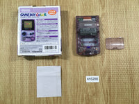 kh5288 GameBoy Color Clear Purple BOXED Game Boy Console Japan