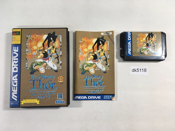 DK5118 Story of Thor Hikari o Tsugumono BOXED Mega Drive Genesis Japan