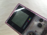 kh5288 GameBoy Color Clear Purple BOXED Game Boy Console Japan