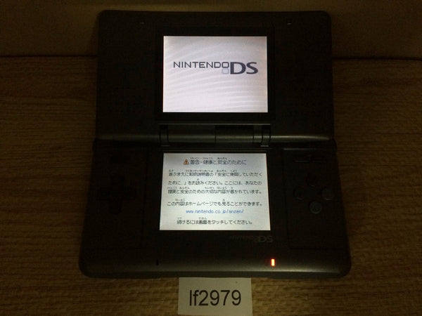 lf2979 Plz Read Item Condi Nintendo DS Graphite Black Console Japan
