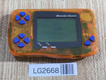 LG2668 Plz Read Item Condi Wonder Swan Digimon Orange Bandai Console Japan