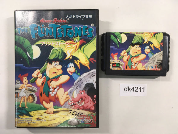 美品　メガドライブ　MD　フリントストーン Yahoo!オークション -「フリントストーン」(タイトル) (メガ