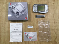 kh5290 Wonder Swan Silver Metallic Console BOXED Bandai Japan