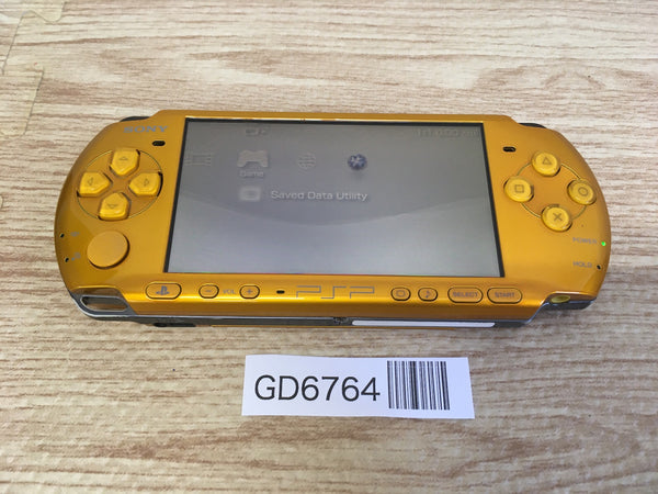 GD6764 Plz Read Item Condi PSP-3000 BRIGHT YELLOW SONY PSP Console Japan