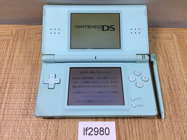 lf2980 Plz Read Item Condi Nintendo DS Lite Ice Blue Console Japan