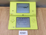 lf2981 Plz Read Item Condi Nintendo DSi DS Lime Green Console Japan