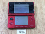LF2087 With Defects - Nintendo 3DS Metallic Red Console Japan