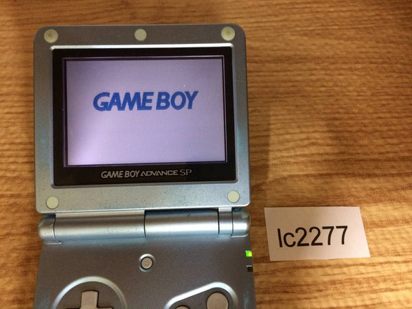 lc2277 Plz Read Item Condi GameBoy Advance SP Pearl Blue Console Japan