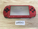 gd6543 Plz Read Item Condi PSP-3000 RED & BLACK SONY PSP Console Japan