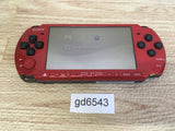 gd6543 Plz Read Item Condi PSP-3000 RED & BLACK SONY PSP Console Japan