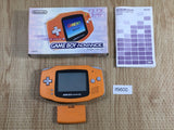 GameBoy Advance Orange BOXED Game Boy Console Japan - Tested Working LF9600