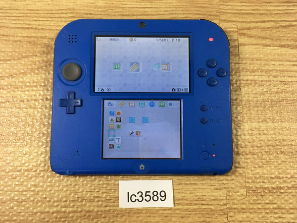 LC3589 With Defects - Nintendo 2DS BLUE Console Japan