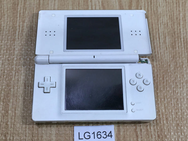 LG1634 Not Working - Nintendo DS Lite Crystal White Console Japan