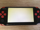GD6766 Plz Read Item Condi PSP-3000 BLACK & RED SONY PSP Console Japan