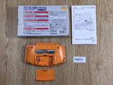 GameBoy Advance Orange BOXED Game Boy Console Japan - Tested Working LF9600