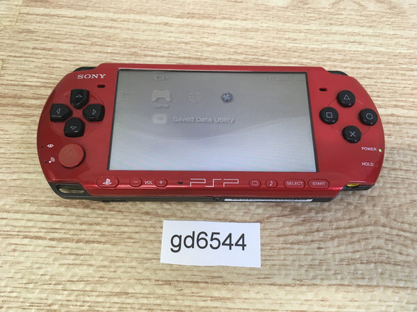 gd6544 Plz Read Item Condi PSP-3000 RED & BLACK SONY PSP Console Japan