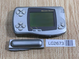LG2673 Not Working - Wonder Swan Silver Metallic Bandai Console Japan