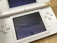 kh4678 Plz Read Item Condi Nintendo DS Lite Crystal White Console Japan