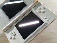 kh4678 Plz Read Item Condi Nintendo DS Lite Crystal White Console Japan