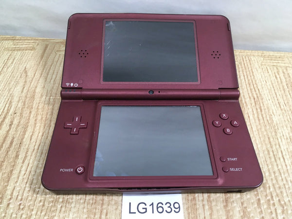 LG1639 Not Working - Nintendo DSi LL XL DS Wine Red Console Japan