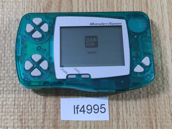 LF4995 Wonder Swan Skeleton Green Bandai Console Japan