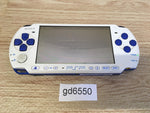 gd6550 Plz Read Item Condi PSP-3000 WHITE & BLUE SONY PSP Console Japan