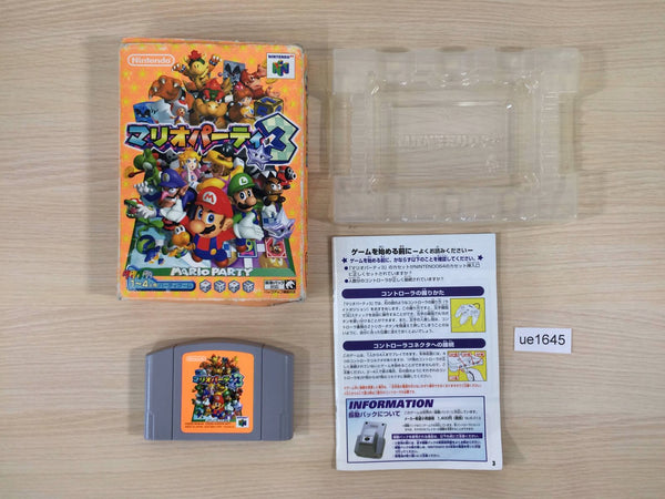 ue1645 Mario Party 3 BOXED N64 Nintendo 64 Japan