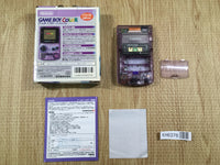 KH6376 GameBoy Color Clear Purple BOXED Game Boy Console Japan