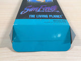 Sim Earth The Living Planet BOXED SNES Super Famicom Japan - UE3718
