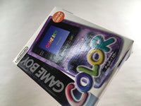 KH6376 GameBoy Color Clear Purple BOXED Game Boy Console Japan