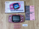 GameBoy Advance Milky Pink BOXED Game Boy Console Japan - Tested Working LF7594