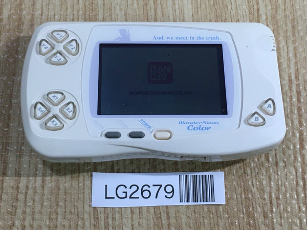 LG2679 Plz Read Item Condi Wonder Swan Color FF II Ver. Bandai Console Japan