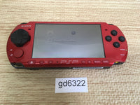 gd6322 Plz Read Item Condi PSP-3000 RED & BLACK SONY PSP