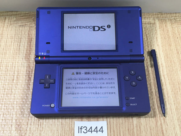 LF3444 Tested Working - No Battery Nintendo DSi DS Metallic Blue Console Japan