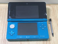 LF4430 Tested Working - No Battery Nintendo 3DS Aqua Blue Console Japan