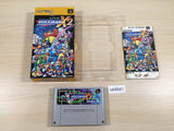 Rockman X2 Megaman BOXED SNES Super Famicom Japan - UE4641