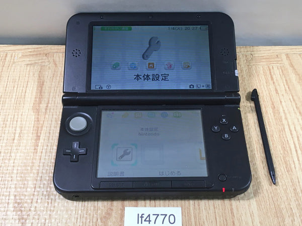 LF4770 No Battery Nintendo 3DS LL XL 3DS Blue Black Console Japan