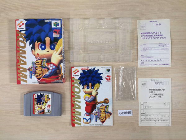ue1649 Ganbare Goemon Neo Momoyama Bakufu no Odori BOXED N64 Nintendo 64 Japan
