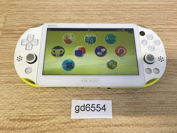 gd6554 Plz Read Item Co PS Vita PCH-2000 LIME GREEN WHITE