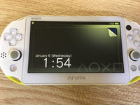 gd6554 Plz Read Item Co PS Vita PCH-2000 LIME GREEN WHITE SONY PSP Console Japan