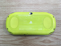 gd6554 Plz Read Item Co PS Vita PCH-2000 LIME GREEN WHITE SONY PSP Console Japan