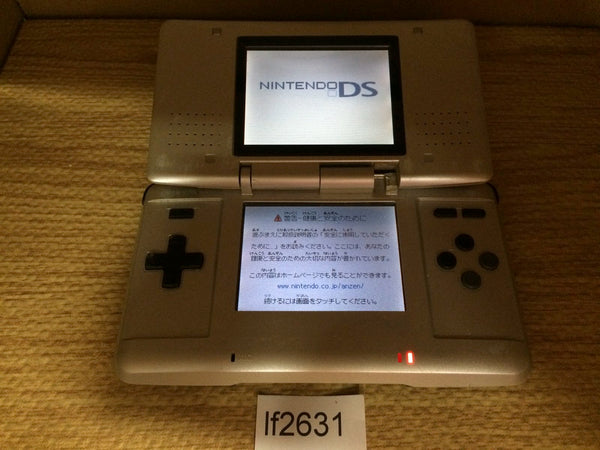 lf2631 Plz Read Item Condi Nintendo DS Platinum Silver Console Japan