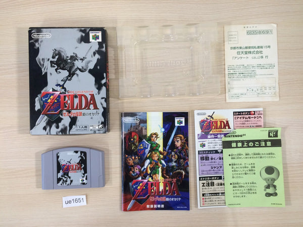 ue1651 The Legend of Zelda Ocarina of Time BOXED N64 Nintendo 64 Japan